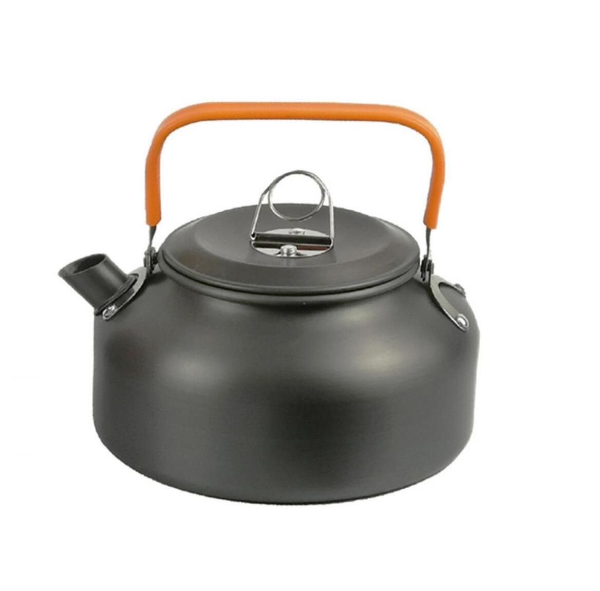 Outdoor Camping Kettle, Aluminum Alloy Tea Kettle with Carrying Bag, Compact Lightweight Coffee Pot