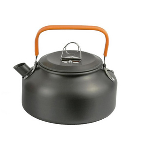 Outdoor Camping Kettle, Aluminum Alloy Tea Kettle with Carrying Bag, Compact Lightweight Coffee Pot