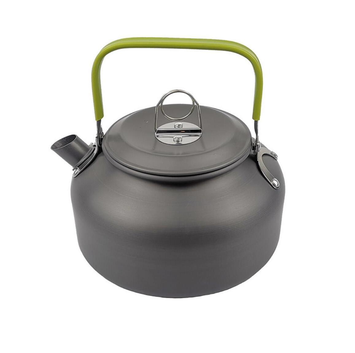 Outdoor Camping Kettle, Aluminum Alloy Tea Kettle with Carrying Bag, Compact Lightweight Coffee Pot