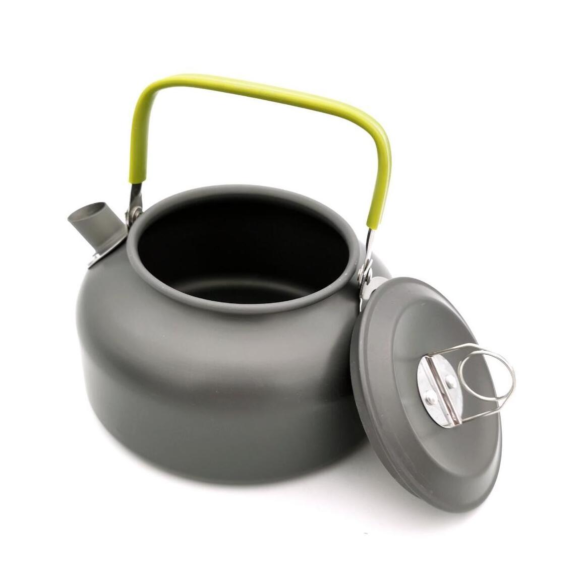 Outdoor Camping Kettle, Aluminum Alloy Tea Kettle with Carrying Bag, Compact Lightweight Coffee Pot