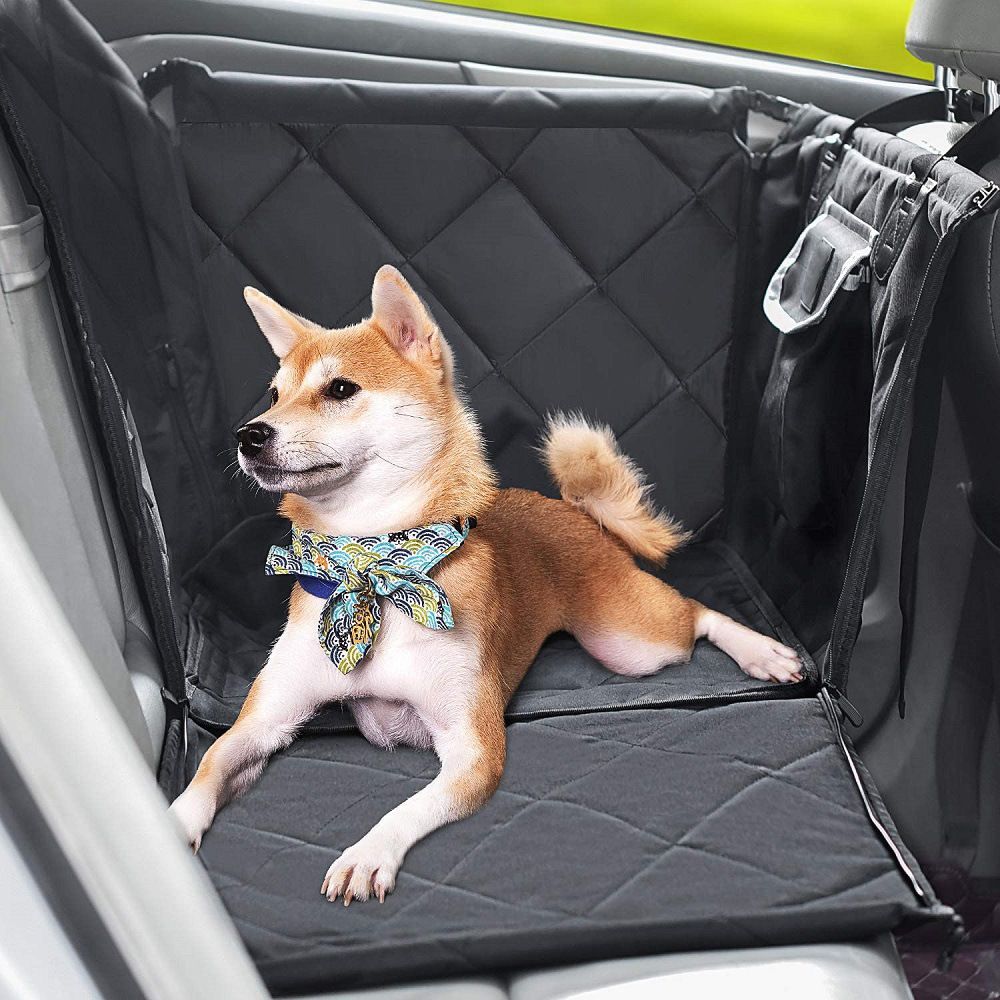 Dog Car Seat for Pet Travel with Waterproof Pad, Half seat Dog Hammock