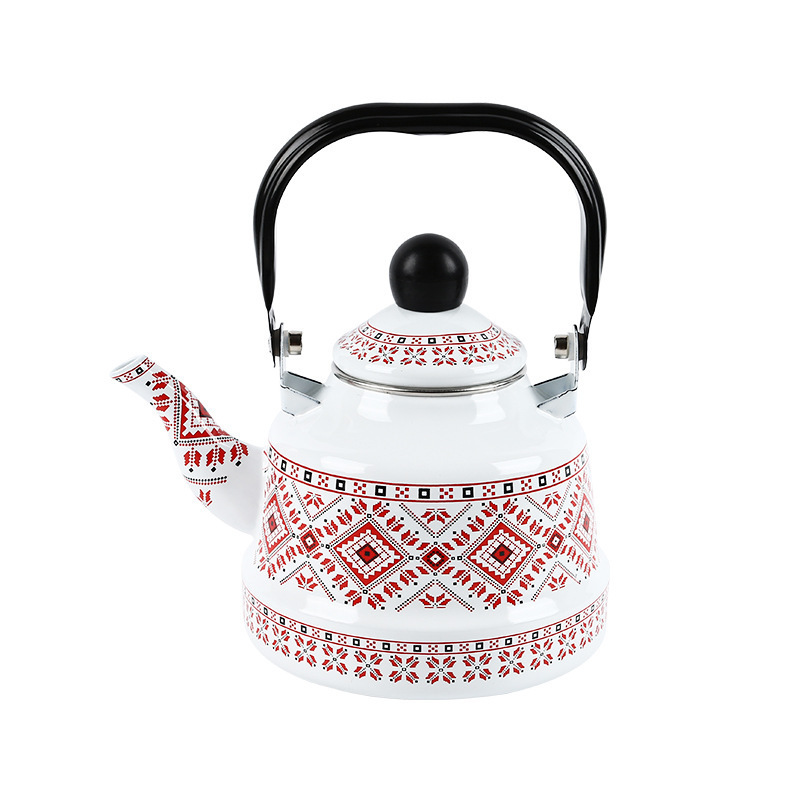 Customized cheap cast iron  enamel tea kettle for sale