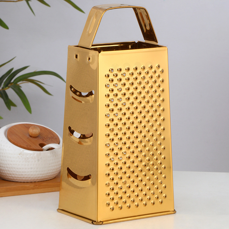 Kitchen Accessories Multifunctional vegetable cutter Vegetable Cheese Grater Stainless Steel 4 Side Grater