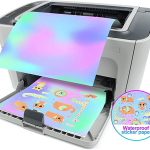 Gift Wrap Hologram Printer Machine A4 paper Waterproof Printing Adhesive Sticker For Inkjet Laser Printer