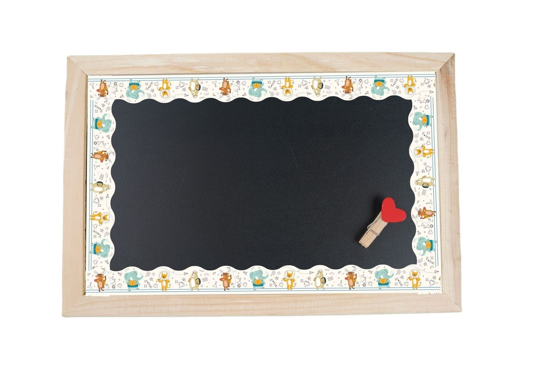 Custom Printing Scalloped Bulletin Borders Cute Animals Border Trims for Back to Classroom Home Office Decorations