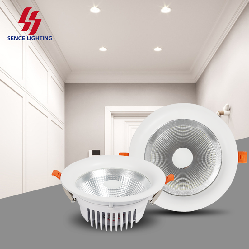 Anti-Glare Lighting Round Die Cast Aluminum 7w 12w 18w 25w 36w Embedded LED Down Light