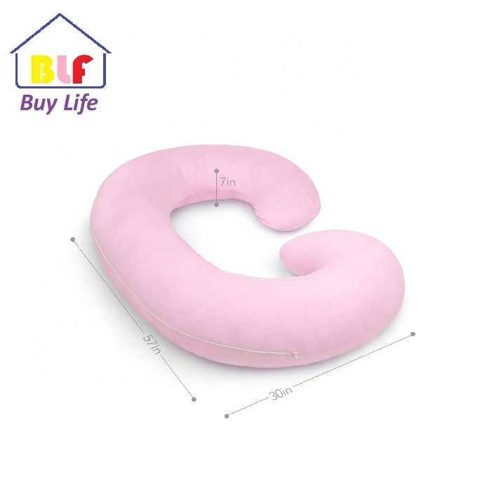 Pregnancy Pillow C Shaped Full Body Pillow