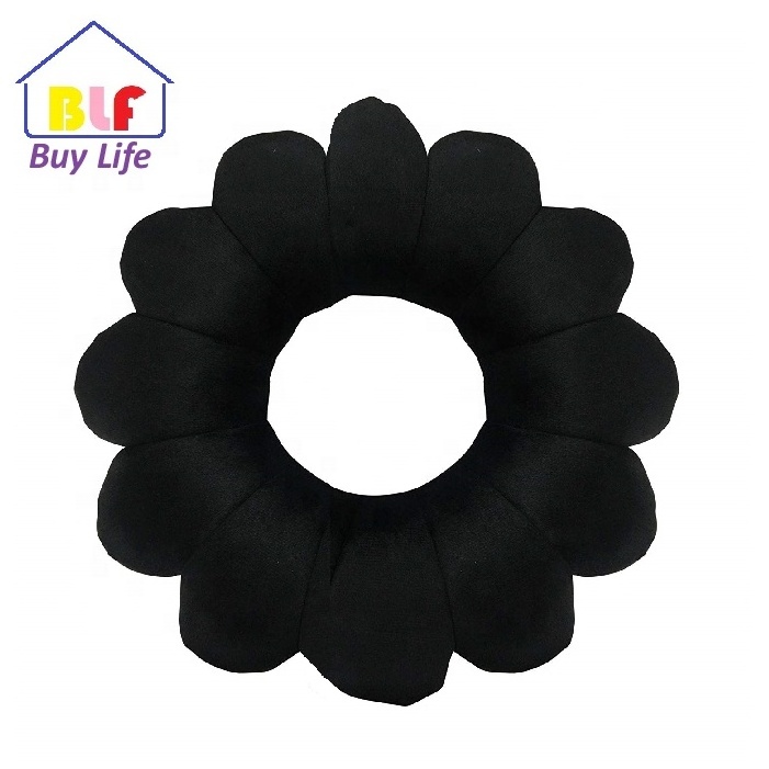 Lovely Flower Pillow Cushion Flower Middle Hole Microbead Adjustable Pillow Decoration Cushion