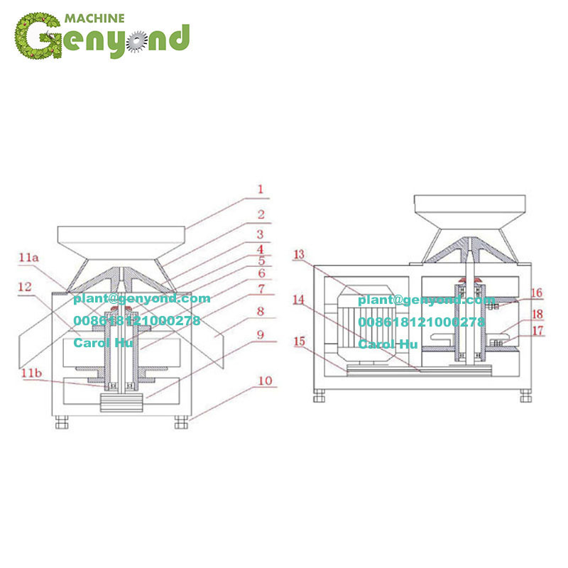 Large capacity coconut grater electric