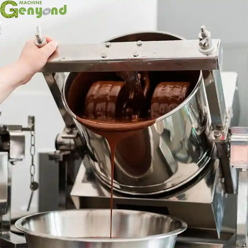 Genyond Factory chocolate stone mill milling equipment melanger cocoa beab nibs grinder grinding machine