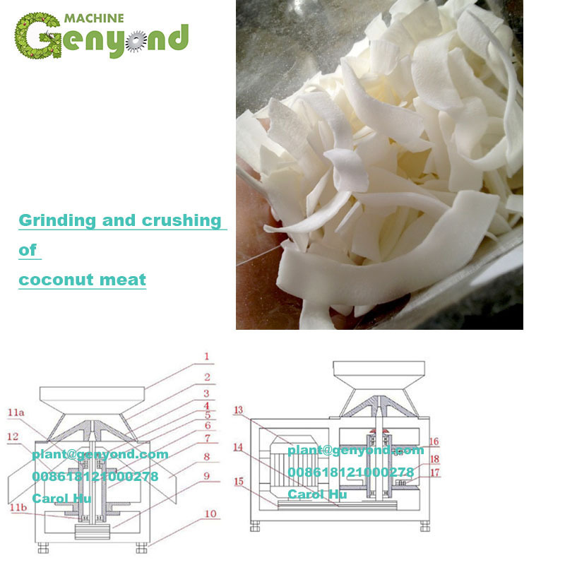 genyond small coconut grating machine