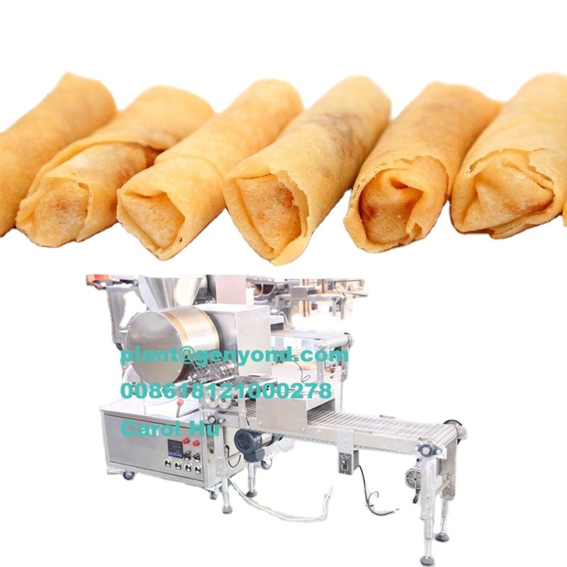 Factory 5000PCS/H 5000 PCS/H automatic spring roll wrapping forming folding making machine