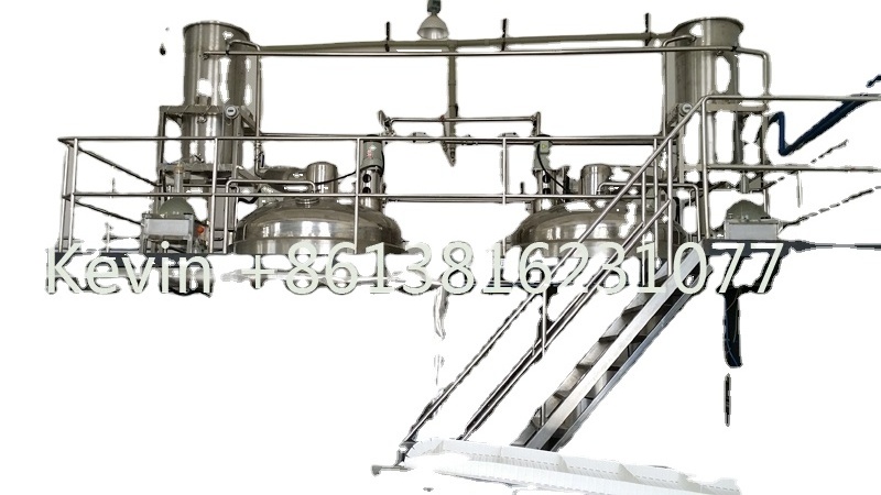 Genyond  solvent extraction essential oil liquid-liquid wiped film evaporator machine for ethanol recovery