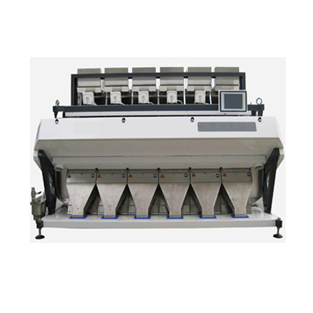 China Intelligent 7 Chutes 448 Channels 6-10t/H Capacity Sorting Machine for Soybean