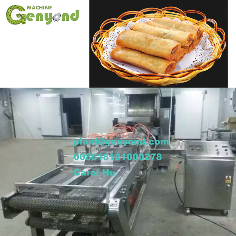 Factory 5000PCS/H 5000 PCS/H automatic spring roll wrapping forming folding making machine