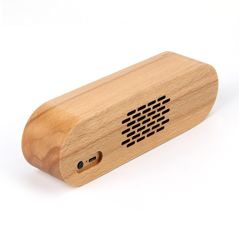 New design wholesale bamboo wooden outdoor portable mini 10W HIFI stereo loud wireless  Bluetooth Speaker