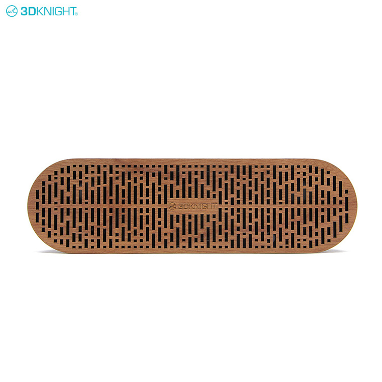 New design wholesale bamboo wooden outdoor portable mini 10W HIFI stereo loud wireless  Bluetooth Speaker