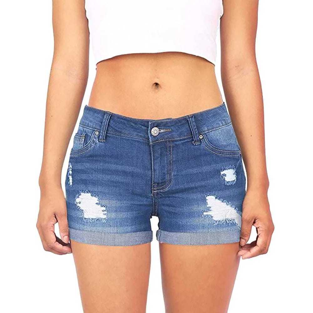 Shorts Women shorts high waisted denim jeans Blue short female Body Enhancing Denim Shorts Plus size sexy short