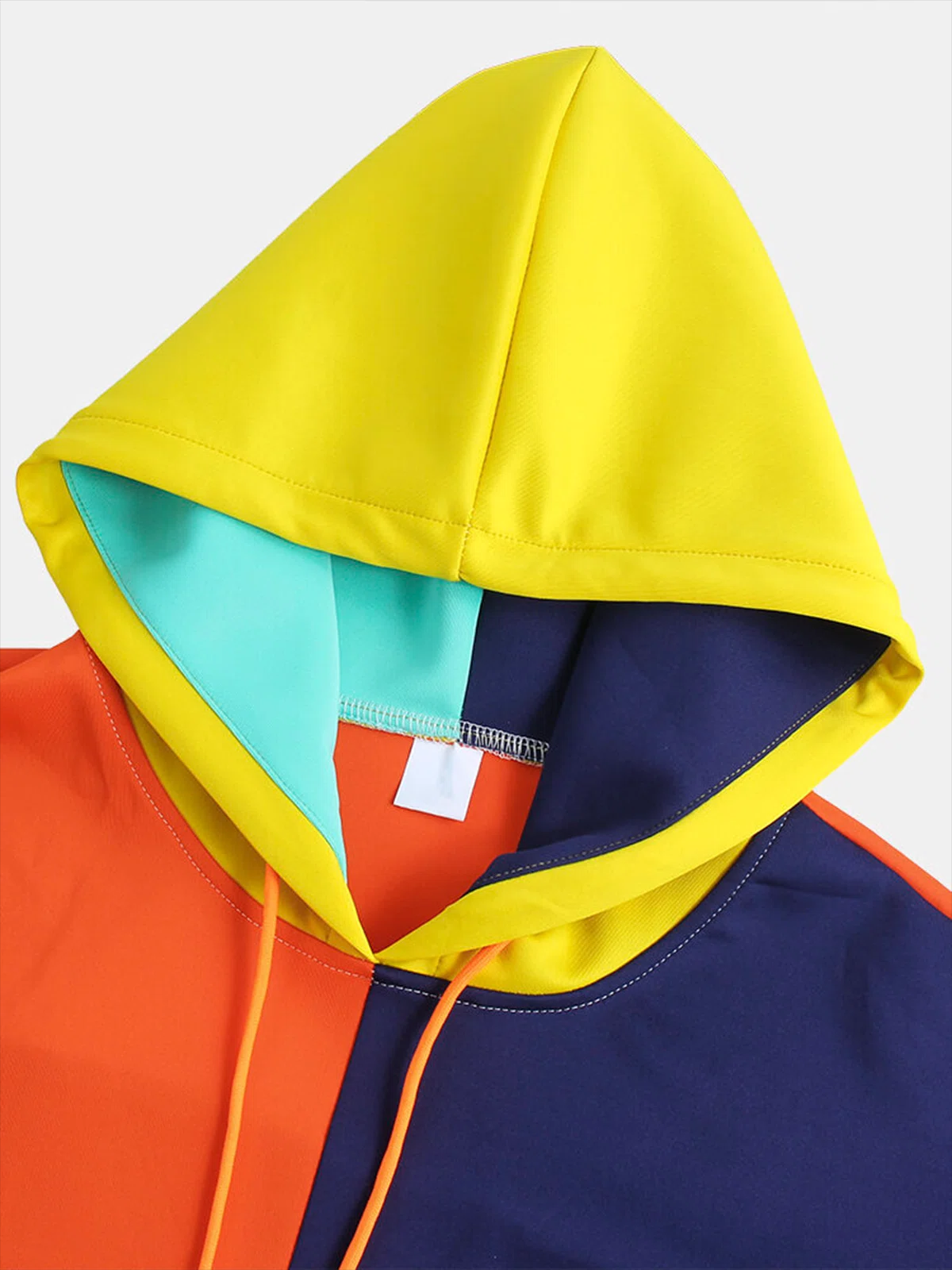 custom mens split color block pullover plain men's block colour hoodie colour blocking hoodies