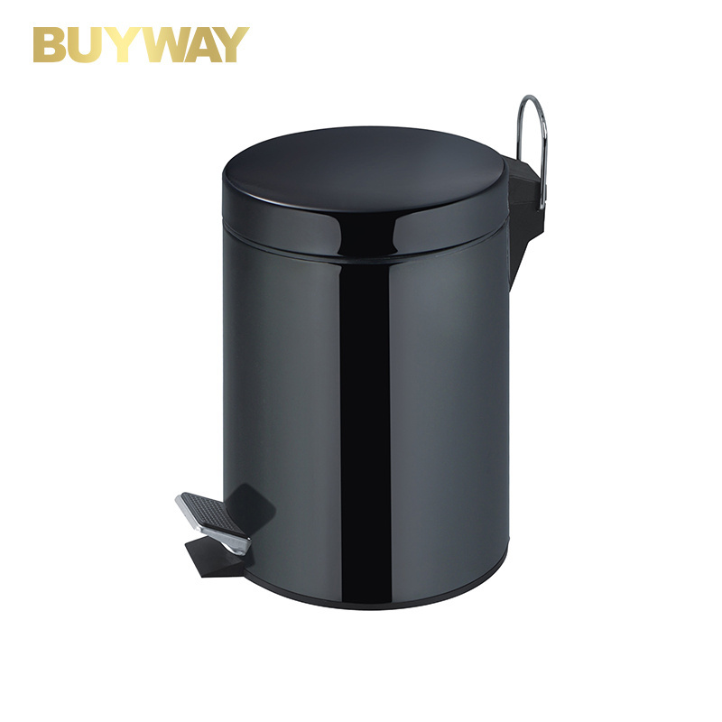 Large Small 50 Liters Portable Metal Waste Garbage Bin Pedal Step Kitchen Stainless Steel Trash Can Bin