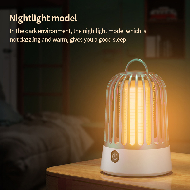 Bug Zapper With Power Grid Moths Killer USB Plug Hangeable Mosquito Killer Lamp