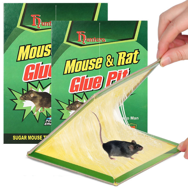 Mouse Glue Traps Large Size Traps Sticky Pad Mouse Repeller N 12 Pack Large Mouse Glue Traps with Enhanced Stick Green