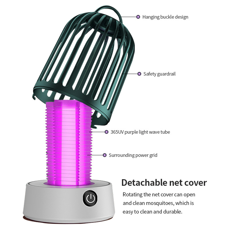 UV Mosquito Killer Lamp With Protective Net  Electric Bug Zapper