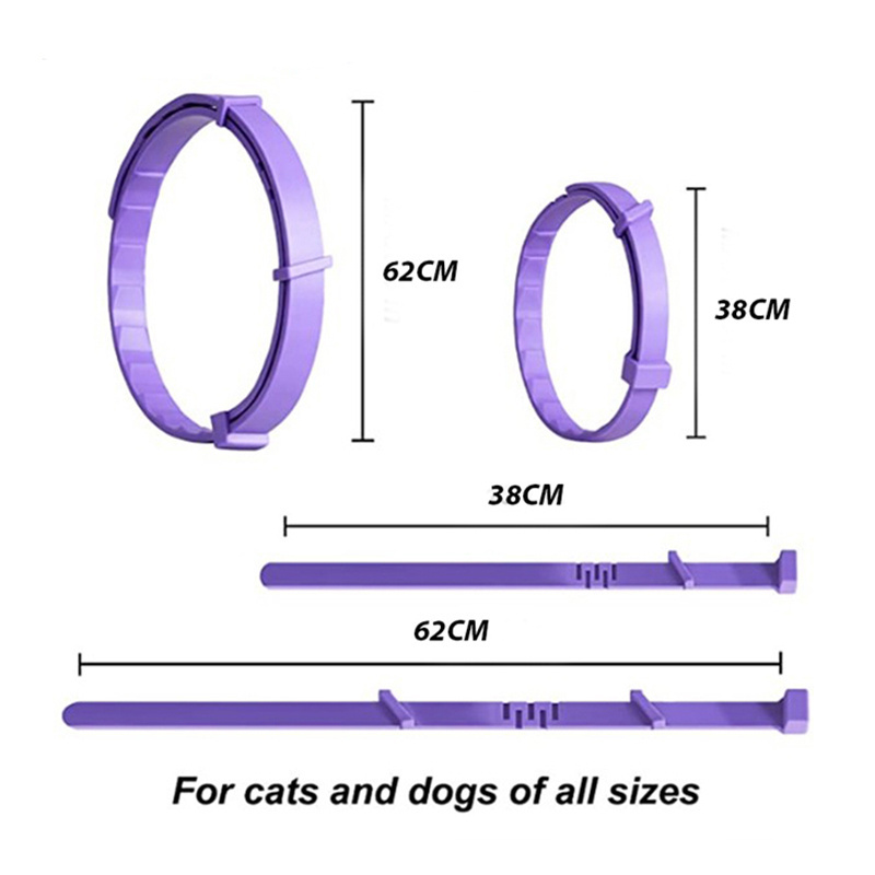 Flea And Tick Collar For Dogs And Cats Silicone Pet Treatment Anti Flea Collar