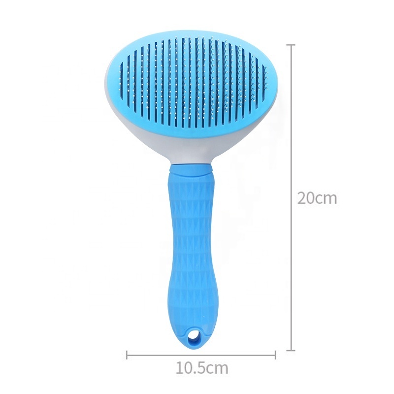 Cat Brush Remove Hair Pet Hair Removal Comb For Cats Non-slip Grooming Brush