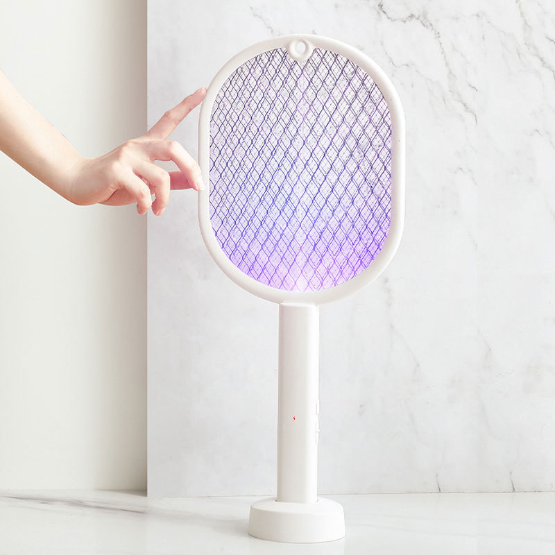 USB Rechargeable Mosquito Racket Electric Insect Trap Fly Swatter