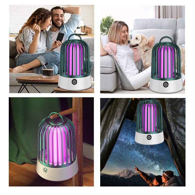 Bug Zapper With Power Grid Moths Killer USB Plug Hangeable Mosquito Killer Lamp