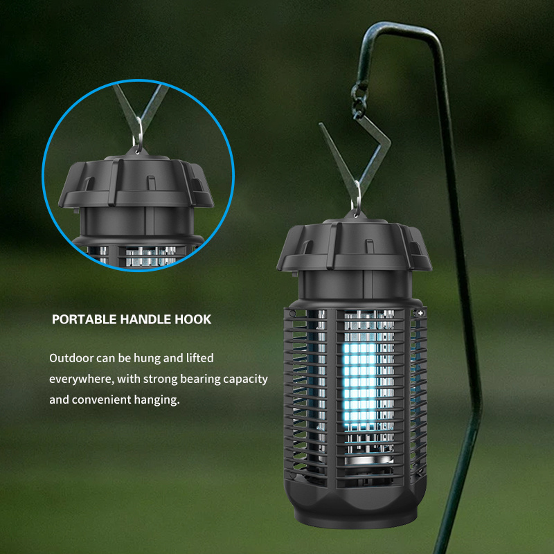 Indoor Bug Zapper With 20W Power Grid Electrocute Mosquito Directly EU Plug Hard Plastic ABS Mosquito Killer Lamp