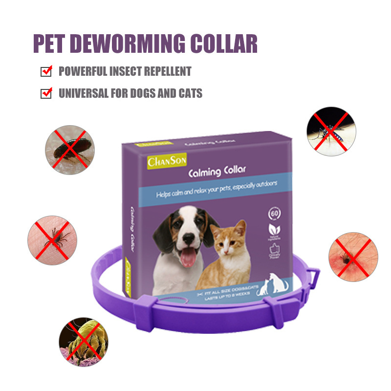 Flea And Tick Collar For Dogs And Cats Silicone Pet Treatment Anti Flea Collar