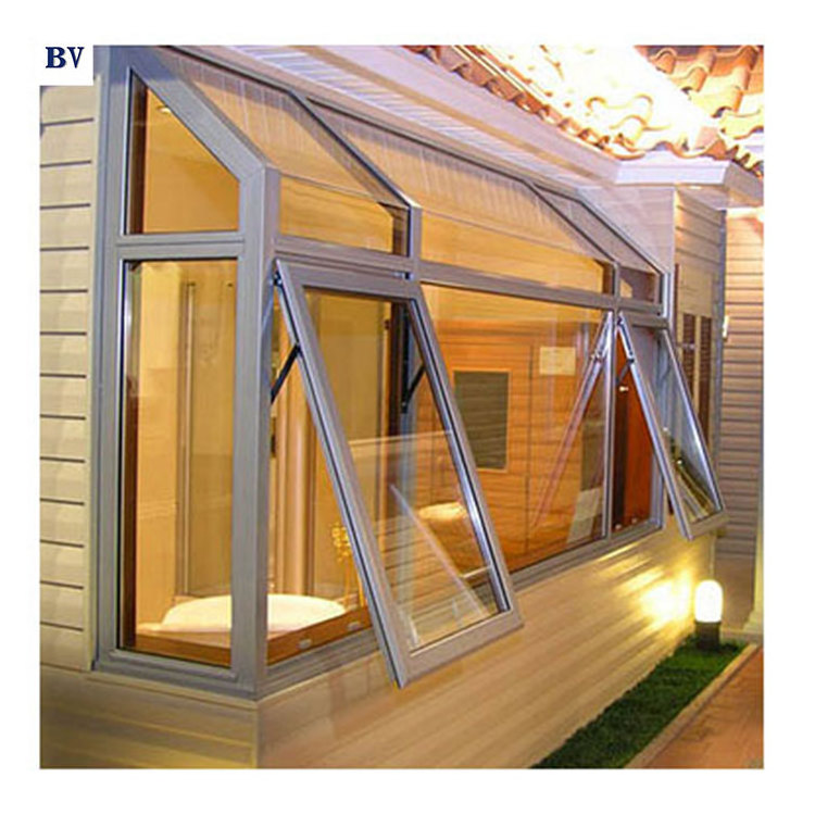 Hot Sale Insulated Aluminum Alloy Loft Patio Sloped Roof Skylight Double Glazed Casement Window