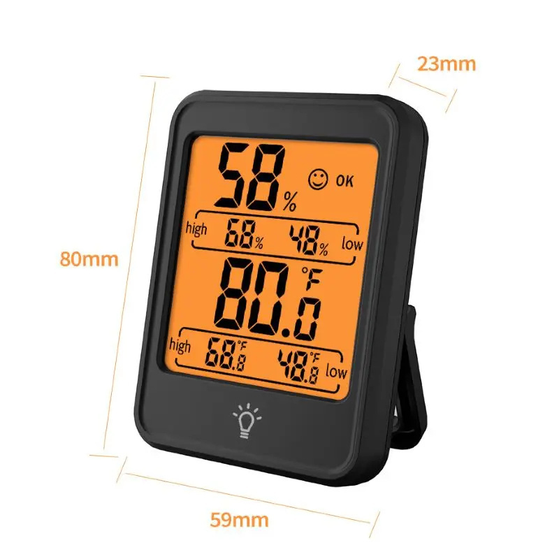 Digital Wireless House Thermometer Home Weather Station Electronic LCD Display Temperature and Hygrometer