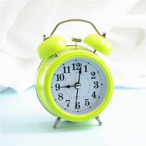 Candy Lazy Mute Small Desktop Fashion Desk Bell Student Children Bedside Alarm Clock for kids