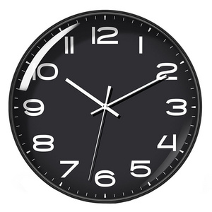 12in 30cm 3D stereo digital design Silent modern wall clock battery operation decorative wall clock living room