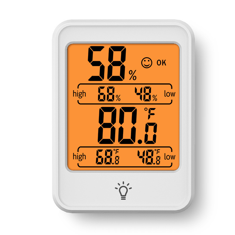 Digital Wireless House Thermometer Home Weather Station Electronic LCD Display Temperature and Hygrometer