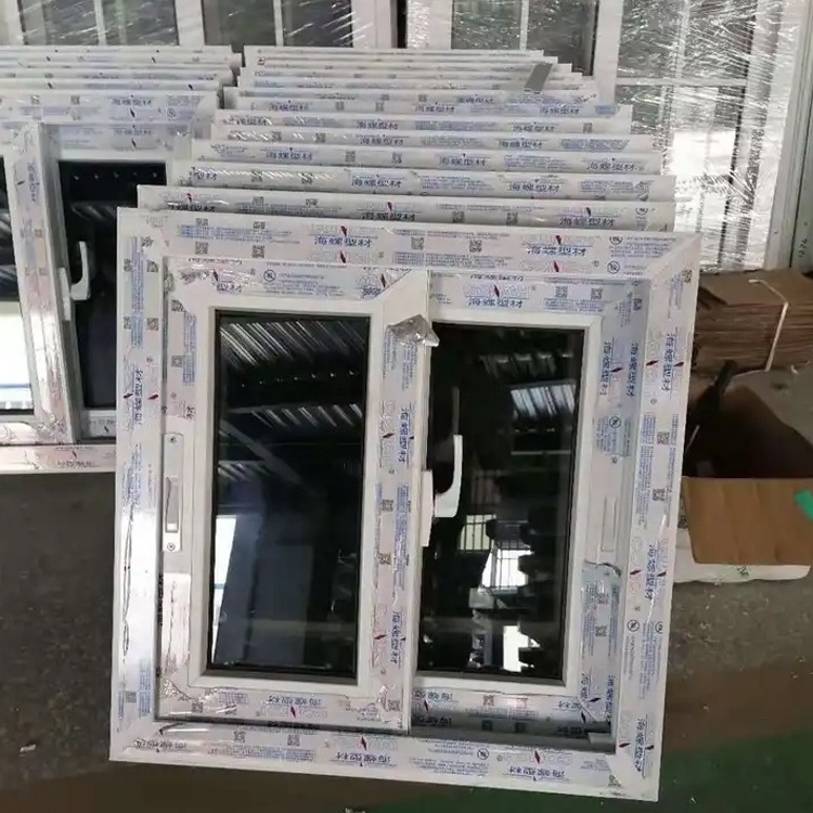 Factory Made Brown System Casement Window Profile Simple Design Aluminum Window/Casement UPVC/PVC Sliding Windows