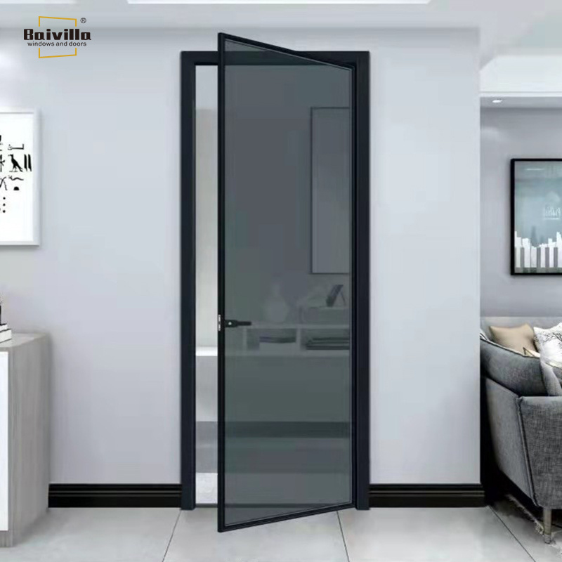 Foshan Cheap Price Bathroom Doors Nigeria Aluminium Glass toilet Door