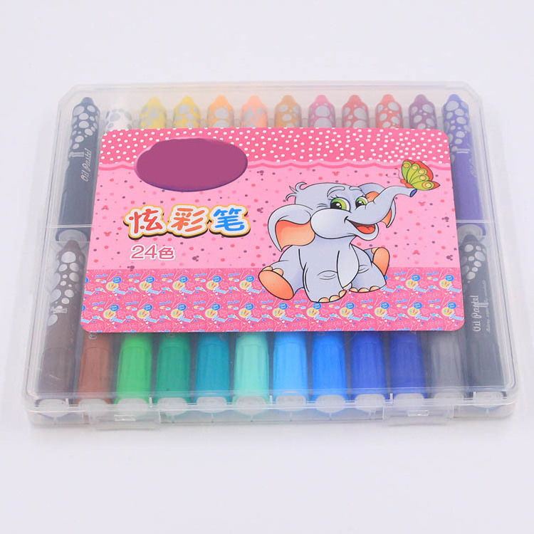 New arrivals Colorful Easy to Hold Gel Crayons Non Toxic Washable Crayons Twistable Crayons