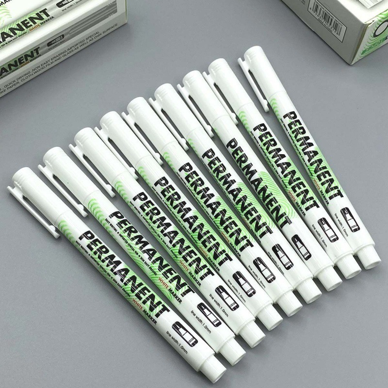 Promotional Non Toxic Waterproof Marker Set permanent white marker pen high quality Tire pen Paint pen