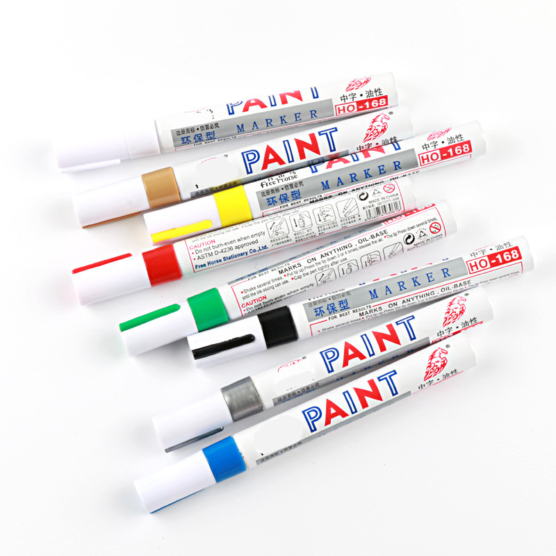 Leather Bright Colors Tire paint Pens waterproof Metal Oil Based marker Permanent Oil Paint Marker