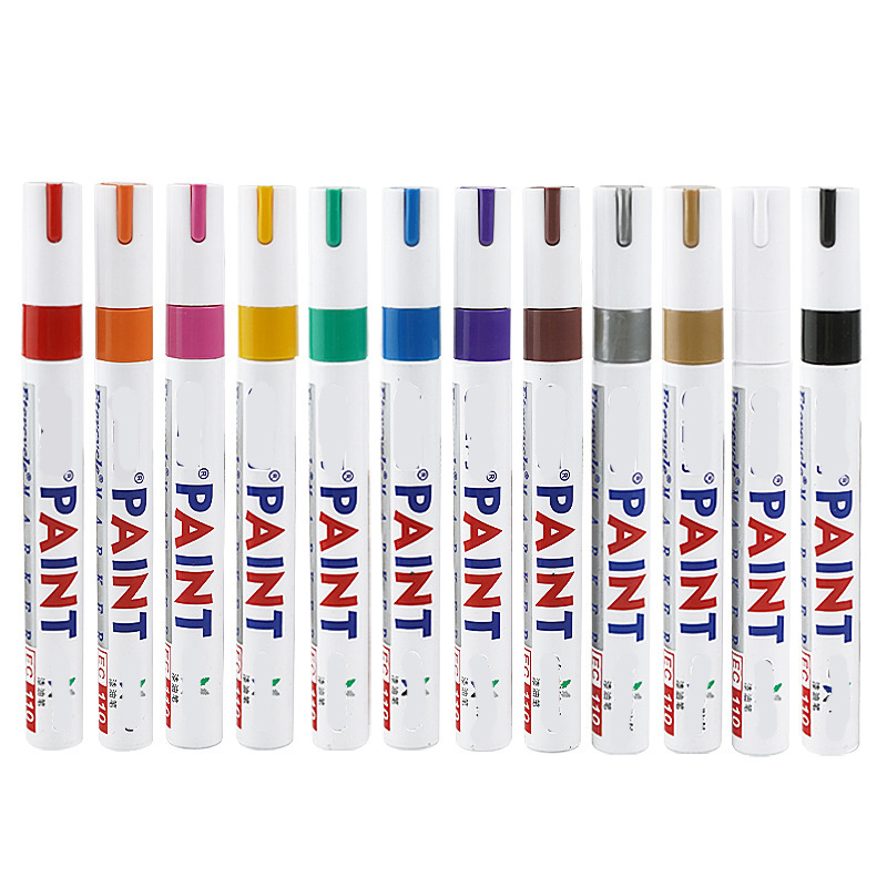 Leather Bright Colors Tire paint Pens waterproof Metal Oil Based marker Permanent Oil Paint Marker