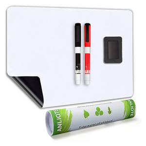 Soft Dry Erase White Wall Magnetic Board PET Whiteboard For Fridge custom Writing Board Sticker