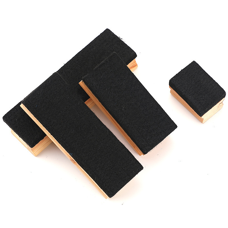 Mini Whiteboard Wooden eraser school siupplies wood Chalkboard Erasers custom logo felt eraser