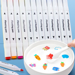 Bview Art Magic Doodle Erasing Whiteboard Water Floating Painting Marker Pens for Teaching Drawing