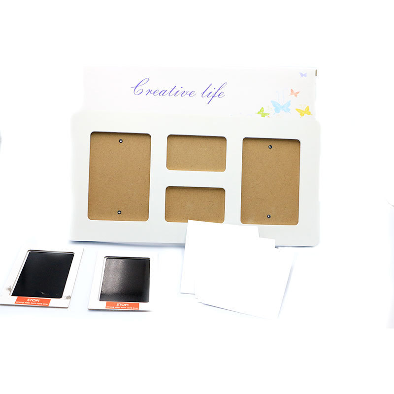 Babyprints Paper and Clean Ink Pad to Create Baby's Prints photo frame Baby hand foot print kit