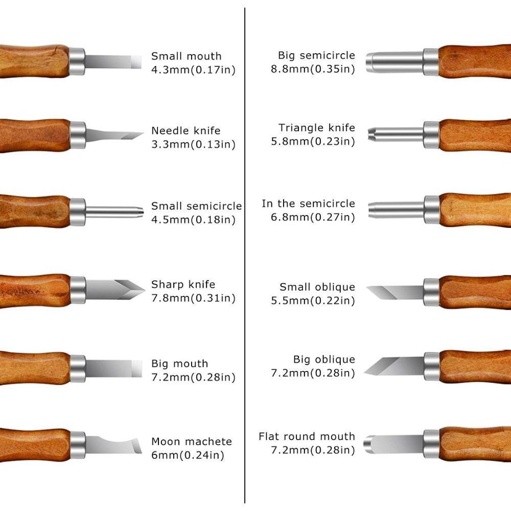 Carbon Steel Wax Wood Carving Tools Knife Kit For Small Pumpkin Soap Vegetables For Kids