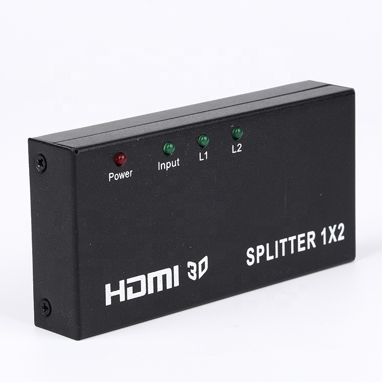 Support 1080P HDCP 1.2 protocol compliant 1*2 HD Splitter